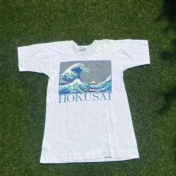 American Vintage Other - VTG ‘84 Wildwood Productions Japanese Wave Art Tee